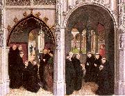 Marmion, Simon The Healed Knight and his Son at the Monastery oil painting on canvas